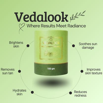 Reviveroot Face Pack – Multani Mitti, Hibiscus & Aloe Vera | Smooth, Hydrated Skin (100g)