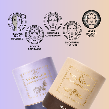 Tan Removal & Skin Brightening Combo | Detanherb + Glowveda