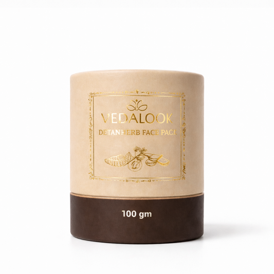 Detanherb Herbal Face Pack – Multani Mitti & Bakuchi for Clear, Smooth Skin (100g)